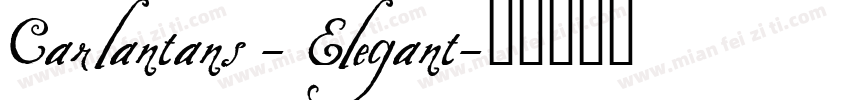 Carlantans - Elegant字体转换